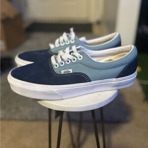 Vans Two-Tone Blue Canvas Sneakers